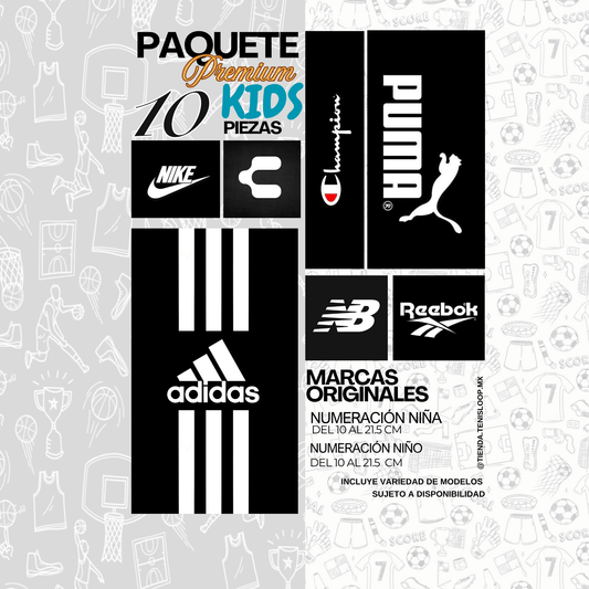 Paquete Premium KIDS 10